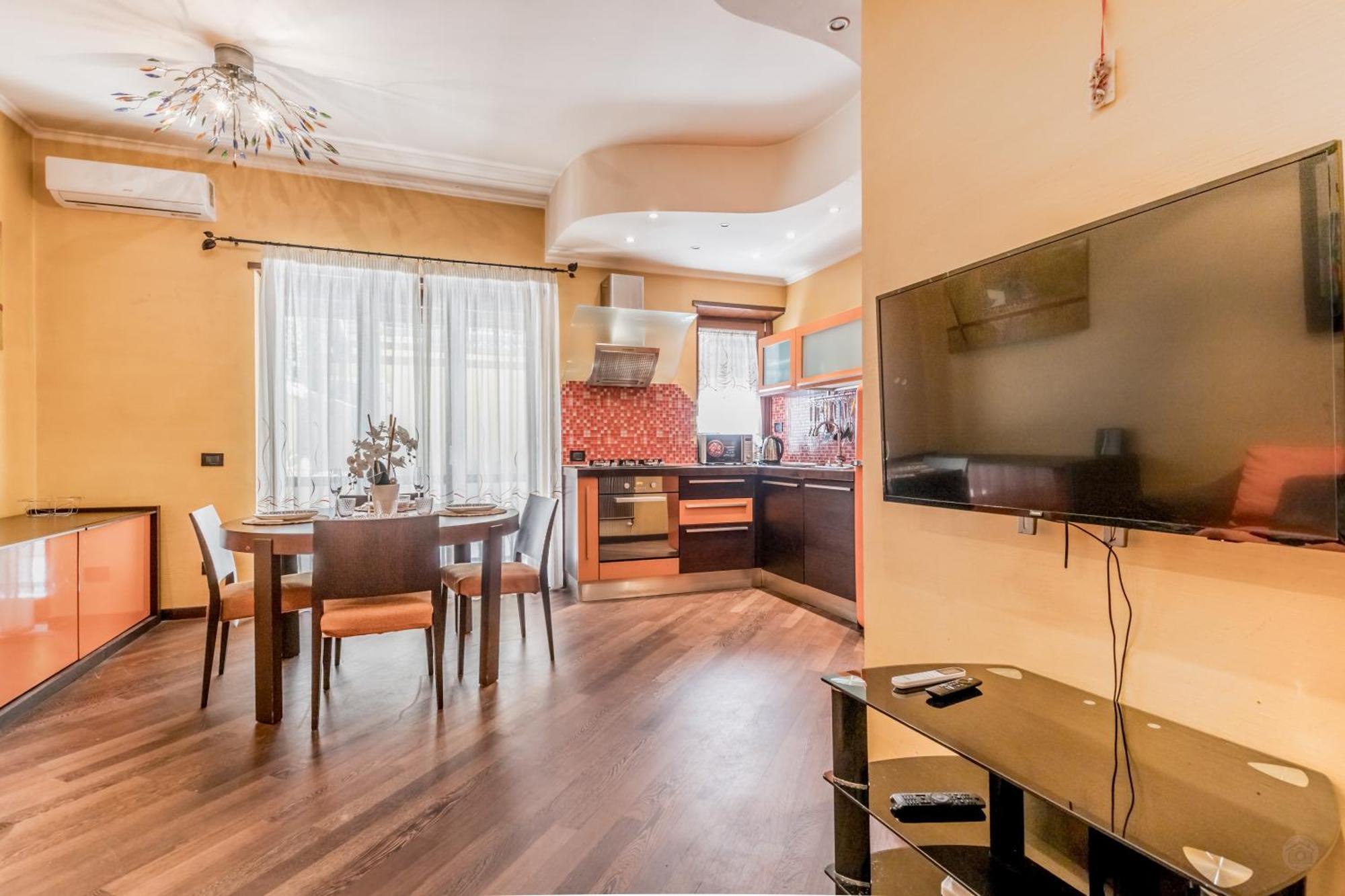 Bbhome Elegant Flat With Private Terrace Pamphili Rome